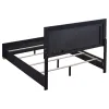 Coaster Fine Furniture 222831Q Marceline - Wood Queen LED Panel Bed - Black