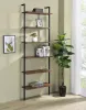 Coaster Fine Furniture 980072 Owens - 6-Shelf Wall Bookshelf - Walnut