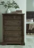 Samuel Lawrence Furniture S958-040 Lawson's Creek - 5-Drawer Chest - Dark Brown