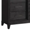Samuel Lawrence Furniture S964-041 Lenox - 5-Drawer Sliding Door Chest With Storage - Black