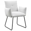 Coaster Fine Furniture 108492 Ackland - Upholstered Dining Side Chair (Set of 2) - Light Gray