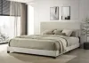 Coaster Fine Furniture 300852KW Dorian - Fabric Upholstered California King Panel Bed - Cream
