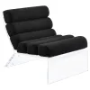 Coaster Fine Furniture 903162 Serreta - Boucle Upholstered Armless Acrylic Chair - Black