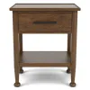 Riverside Furniture 61767 Calhoun - 1-Drawer Nightstand - Whiskey Oak