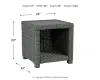 Ashley Furniture P518-702 Elite Park - Square End Table - Gray