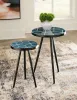 Ashley Furniture A4000523 Clairbelle - Accent Table (Set of 2) - Teal