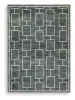 Ashley Furniture R407402 Ashley Furniture R407402 Elderland - 5' x 7' Washable Rug - Black / Gray
