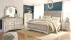 Ashley Furniture B743/31/36/78/76/95/93(2) Ashley Furniture B743/31/36/78/76/95/93(2) Realyn - 7 Pc. - Dresser, Mirror, California King Upholstered Sleigh Bed, 2 Nightstands - Two-tone
