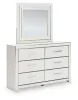 Ashley Furniture PCB3381B1 Ashley Furniture PCB3381B1 Zuraleus - Dresser And Mirror - White