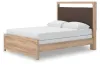 Ashley Furniture PCB1360B4 Kinlanni - Queen Upholstered Panel Bed - Tan