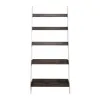 Liberty Furniture 139WH-BK202 Farmhouse - Leaning Bookcase - Two Tone White / Wood Tone