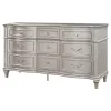 CoasterElevations 223393 Evangeline - 9-Drawer Dresser - Silver Oak