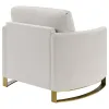 CoasterElevations 508823 Corliss - Upholstered Arched Arm Accent Chair - Beige