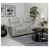 Coaster Fine Furniture 610262P Greenfield - Upholstered Power Reclining Loveseat - Ivory