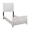 New Classic 00-3314-500 New Classic 00-3314-500 Biscayne - 3/3 Twin Size Complete Bed - Driftwood