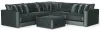 Jackson Furniture Industries 2245/36/31/59/37/12-35 Remington - 5 Piece Modular Sectional And 1 Included Cocktail Ottoman - Pine