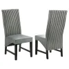 Coaster Fine Furniture 106389 Barrand - Upholstered Dining Side Chair (Set of 2) - Gray