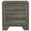 Coaster Fine Furniture 223342 Wright - 2-Drawer Nightstand Bedside Table - Brown Oak
