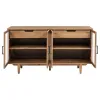 Coaster Fine Furniture 108545NAT Middleton - 4-Door Sideboard Server With Dual Drawers - Natural