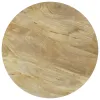 Coaster Fine Furniture 710607 Touhy - Round Solid Wood End Side Table - Natural Mango