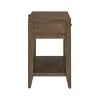 Liberty Furniture 936-BR62 Shaker Lakes - Open Nightstand With Charging Station - Harvest Brown