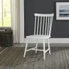 Liberty Furniture 499-C4000S Palmetto Heights - Spindle Back Side Chair - Shell White & Driftwood