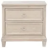 Coaster Fine Furniture 215922 Pembroke - 2-Drawer Nightstand Bedside Table - Washed Oak