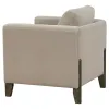 Coaster Fine Furniture 511103 Islington - Fabric Upholstered Panel Arm Accent Chair - Taupe