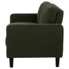 Coaster Fine Furniture 511215 Ruth - Fabric Upholstered Track Arm Loveseat - Matcha Green