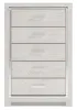 Ashley Furniture B2640-46 Altyra - Five Drawer Chest - White