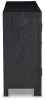 Ashley Furniture A4000508 Lenston - Accent Cabinet with 3 Doors - Black / Gray