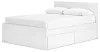 Ashley Furniture EB9630B16 Ashley Furniture EB9630B16 Onita - Queen Panel Platform Bed With 2 Side Storage - White