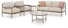 Ashley Furniture PCP383-080 Bluff Trail - Loveseat, Lounge Chairs, Tables Set (Set of 5) - Beige