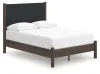 Ashley Furniture PCB2614B10 Ashley Furniture PCB2614B10 Pamytta - Full Upholstered Panel Platform Bed - Brown