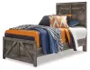 Ashley Furniture B440B16 Wynnlow - Twin Crossbuck Panel Bed - Gray