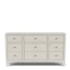 Riverside Furniture 25060 Carmella - Nine Drawer Dresser - Pebble Oak