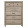 Samuel Lawrence Furniture S496-440 River Creek - Kids 5-Drawer Vertical Chest - River Birch Brown