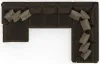 Jackson Furniture Industries 4376/72/75/30-49 Jackson Furniture Industries 4376/72/75/30-49 Mammoth - 3 Piece Sectional With LSF Chaise - Chocolate