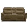 Liberty Furniture 7007CM-23P Cooper - Loveseat With Console P3 & ZG - Camel