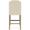 Riverside Furniture 92615 Mix-N-Match Chairs - Clipped Top Upholstered Stool (Set of 2) - Beige