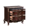 New Classic B532-040 Constantine - Nightstand With Marble Top - Cherry