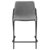 CoasterEveryday 183452 Earnest - Upholstered Counter Chair (Set of 2) - Gray