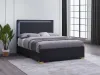 Coaster Fine Furniture 222831KE Marceline - Wood Eastern King LED Panel Bed - Black