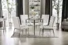 Furniture of America FOA3797RT Serena - Round Dining Table - White