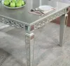 Furniture of America CM3241SV-T Adalia - Dining Table - Silver