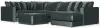 Jackson Furniture Industries 2245/36/31/59/76/12-35 Jackson Furniture Industries 2245/36/31/59/76/12-35 Remington - 5 Piece Modular Sectional (RSF Chaise) And 1 Included Cocktail Ottoman - Pine