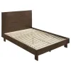 Coaster Fine Furniture 225011Q Glenwood - Queen Platform Panel Bed - Warm Brown