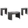 Coaster Fine Furniture 710758-S3 Gladstone - 3 Piece Coffee And End Table Set - Distressed Gray