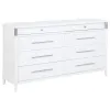 Coaster Fine Furniture 225071Q-S4 Gracemont - 4 Piece Queen Bedroom Set - White