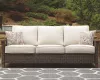 Ashley Furniture P750-838 Paradise Trail - Sofa with Cushion - Medium Brown